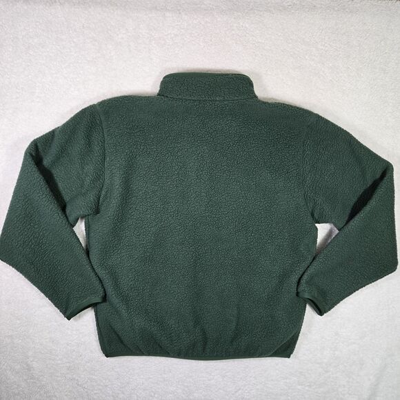 Nike Sportswear Club Mens Large Fleece Sherpa Green Zip Up Jacket FZ0888 323 L - Picture 6 of 7